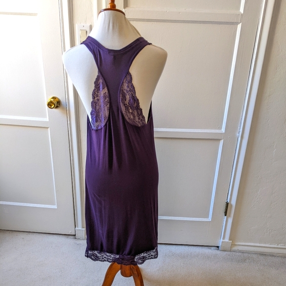 Dreamgirl purple lace whimsygoth nightgown size large - Picture 3 of 8